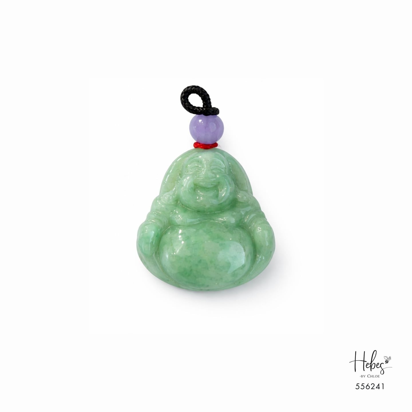 Laughing Buddha Jadeite Myanmar Pendant 556241