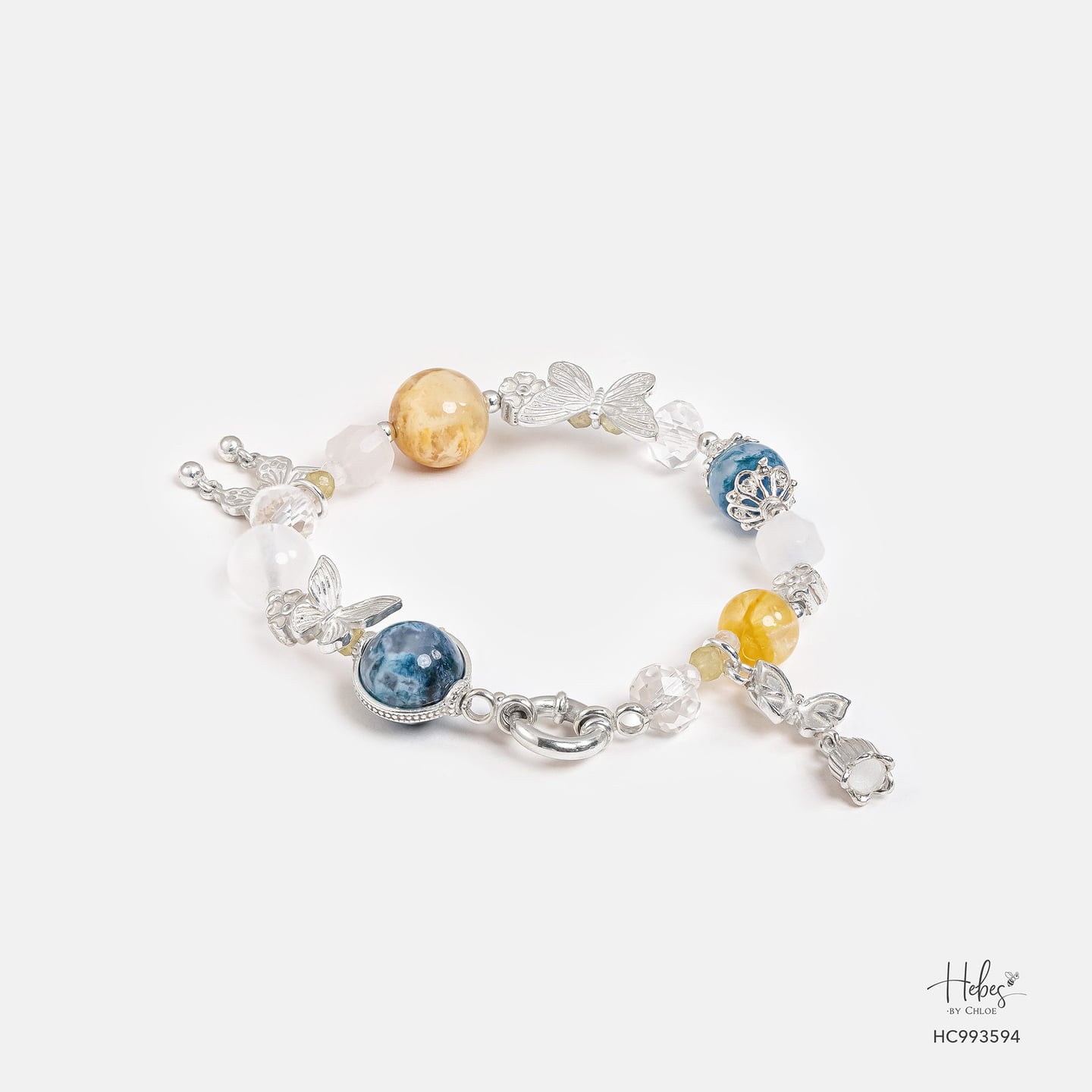 Winter Blessings Crytsal Wings Lodolite Bracelet 993594