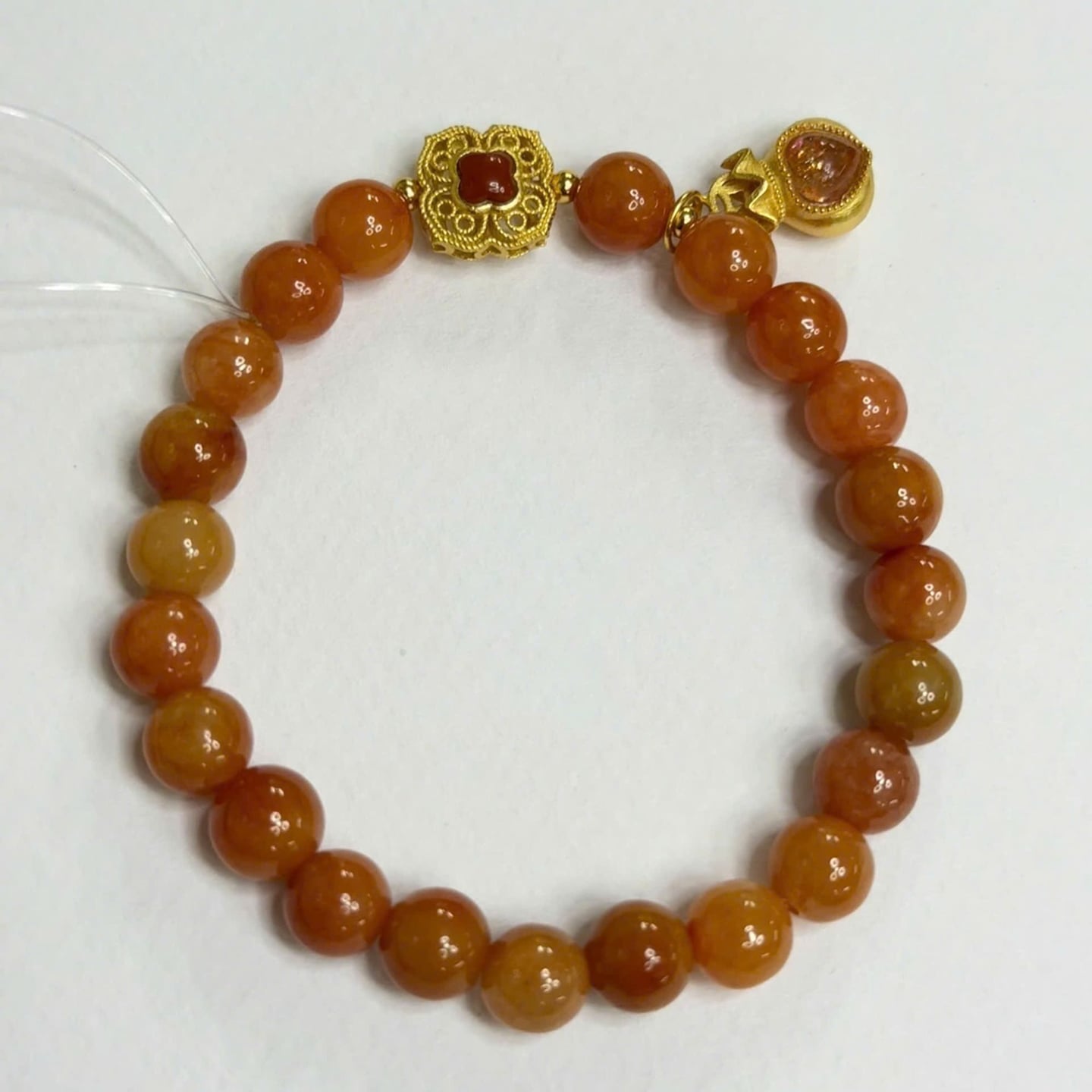 Orange Jade Sovereign Mind Bracelet 994401