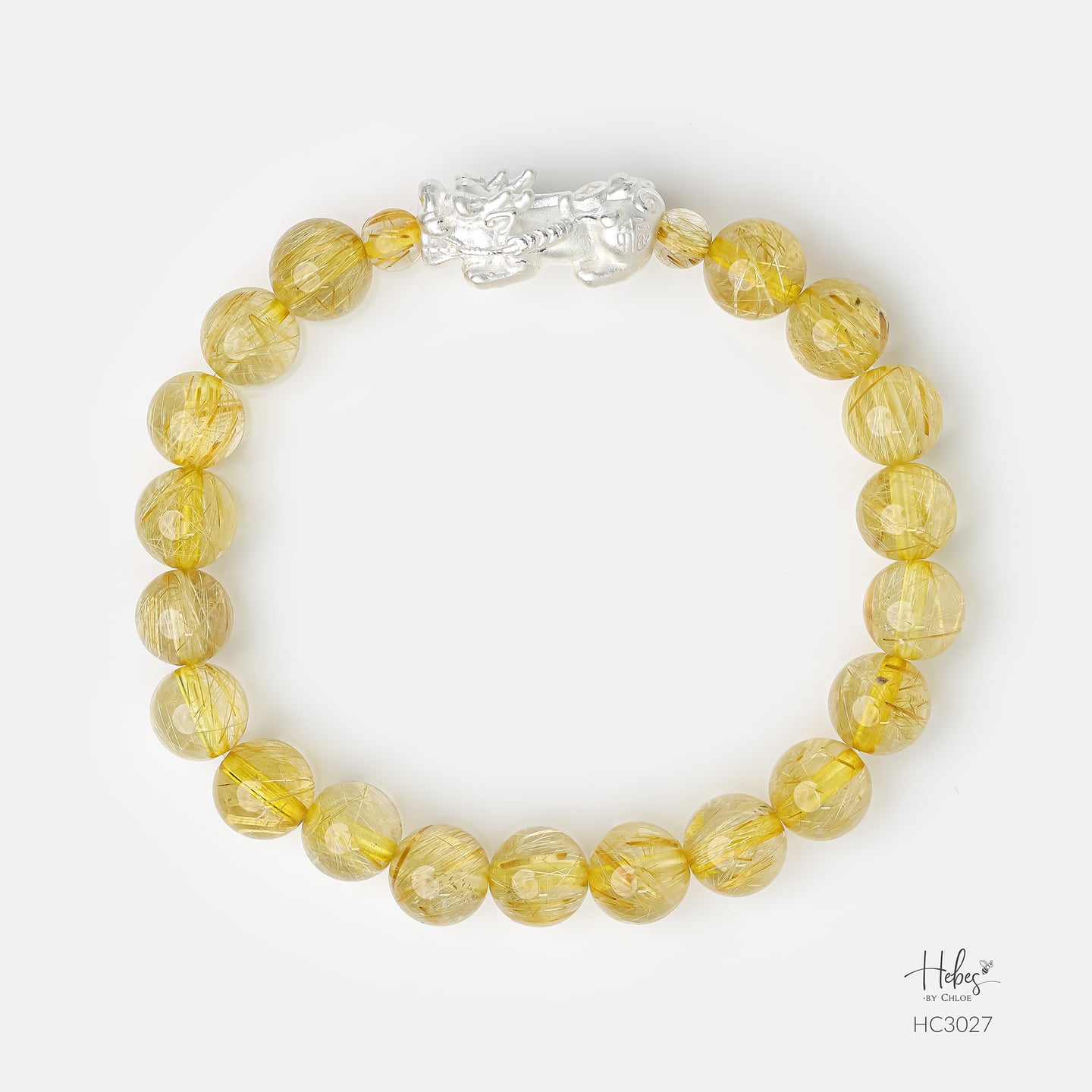 Hebes Yellow Rutilated Quartz Bracelet HC3027