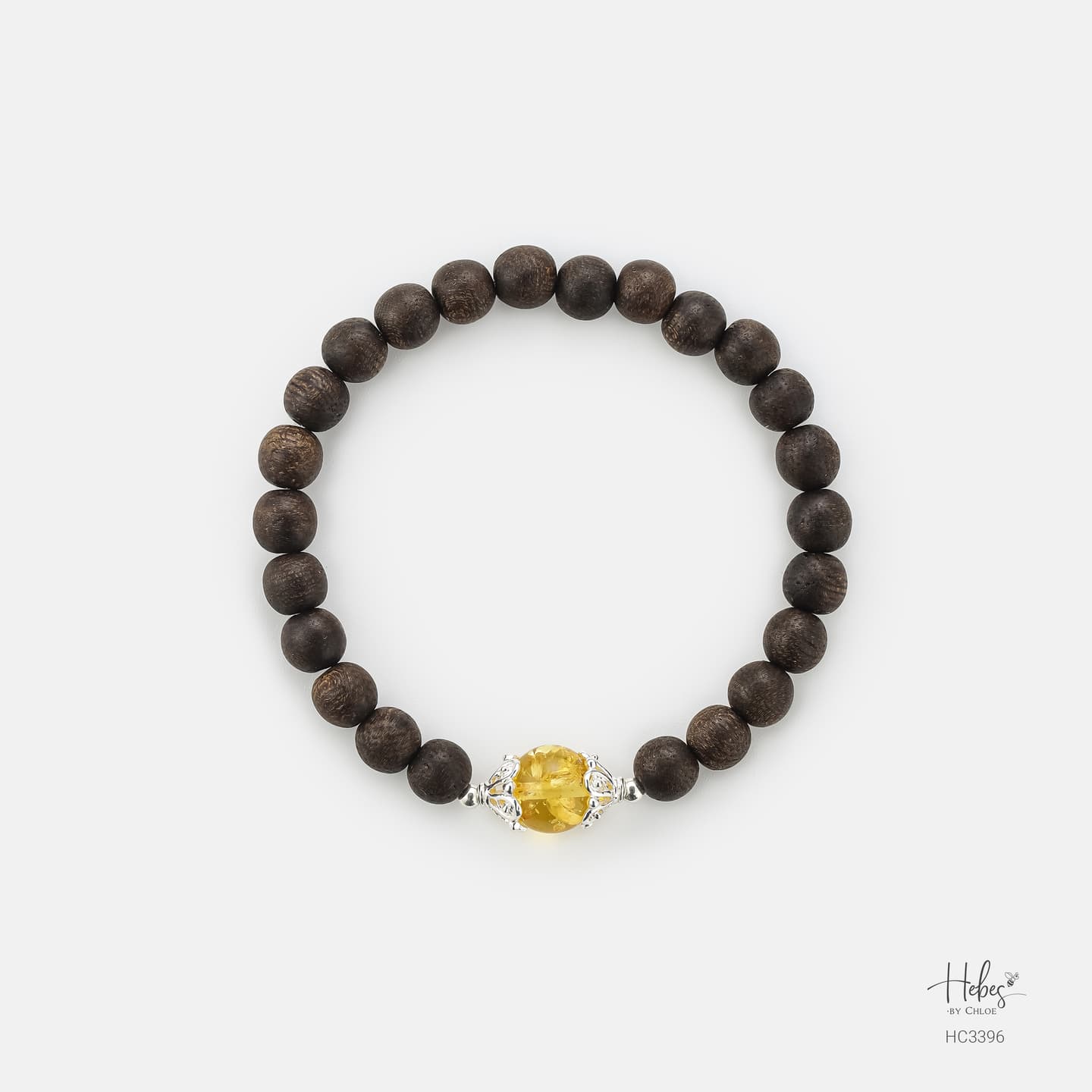 Vietnamese Agarwood Citrine Bracelet HC3396